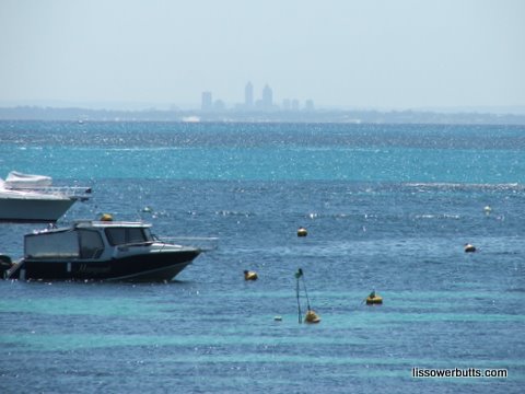 Perth from Rottnest - Passive Income Rewards!