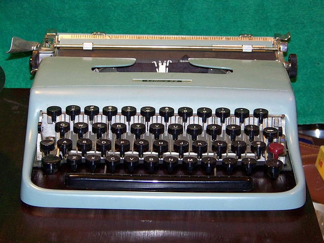 I learned to type on something like this - Photo credit: Alexkerhead